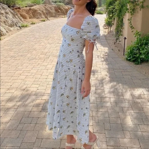 Reformation | Dresses | Nwt Reformation Melony Linen Dress Al Fresco |  Poshmark